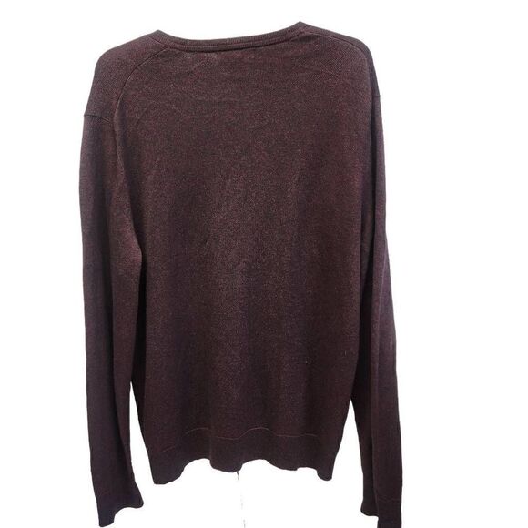 Banana Republic Sweater Mens Medium V Neck Pullover Luxury Blend Silk Casual Siz - Picture 2 of 9